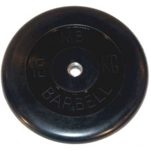 Диск обрезиненный MB Barbell MB-PltB31-15