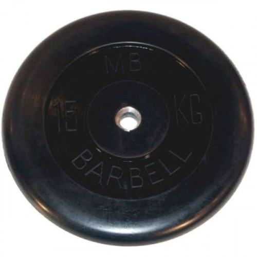 Диск обрезиненный MB Barbell MB-PltB31-15