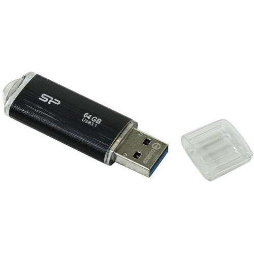 Флеш-диск Silicon Power Blaze B02 64Gb черный (SP064GBUF3B02V1K)