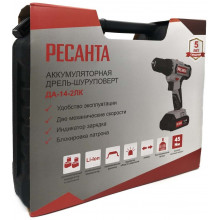 Дрель-шуруповерт Ресанта ДА-14-2ЛК