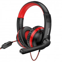 Гарнитура Hoco W103 Magic tour gaming красный