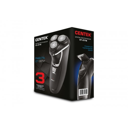 Бритва Centek CT-2176 черный/хром