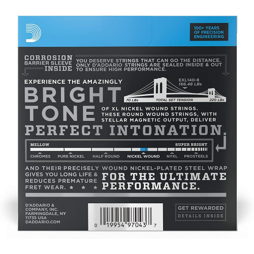 Струны D'Addario EXL140-8