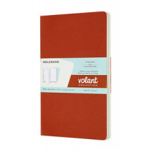 Блокнот Moleskine Volant Large QP721F16B24 оранжевый/голубой