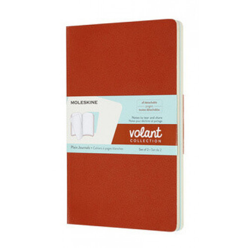 Блокнот Moleskine Volant Large QP721F16B24 оранжевый/голубой