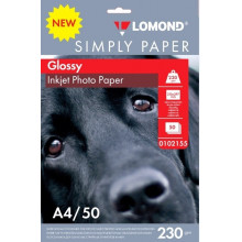 Фотобумага глянцевая Lomond 0102155 белый