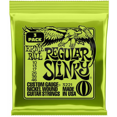 Струны для электрогитары Ernie Ball 3221
