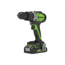 Аккумуляторная дрель-шуруповерт GreenWorks GD24DD60K2 (3704107UA)