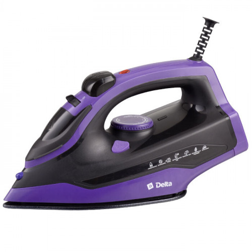 Утюг Delta DL-353 черный/фиолетовый
