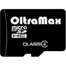 Карта памяти OltraMax MicroSDHC 4GB Class 4