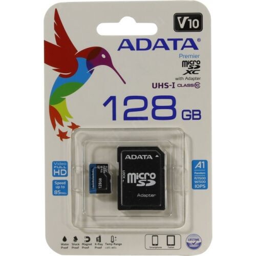 Карта памяти A-Data AUSDX128GUICL10A1-RA1