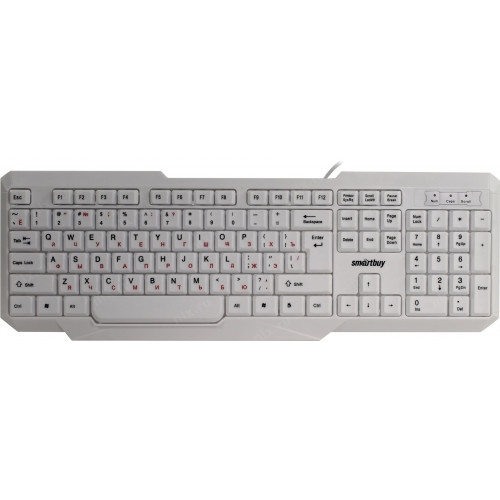 Клавиатура Smartbuy SBK-333U-W One USB белый