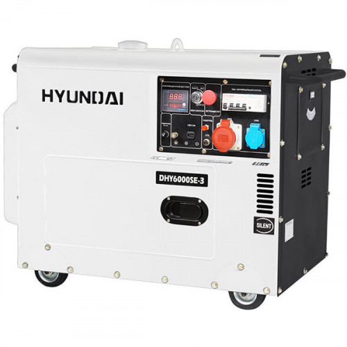 Генератор дизельный Hyundai DHY6000SE-3