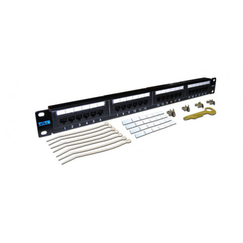 Коммутационная панель Lanmaster TWT-PP24UTP/6
