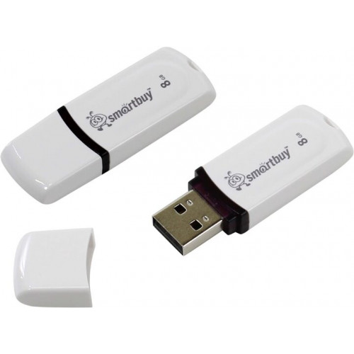 Флэш-накопитель Smartbuy Paean 8GB white