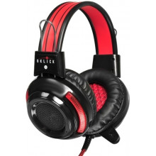 Гарнитура Oklick HS-G300 черный/красный