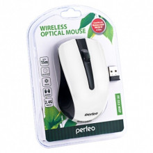 Мышь Perfeo PF-353-WOP-W black/white USB