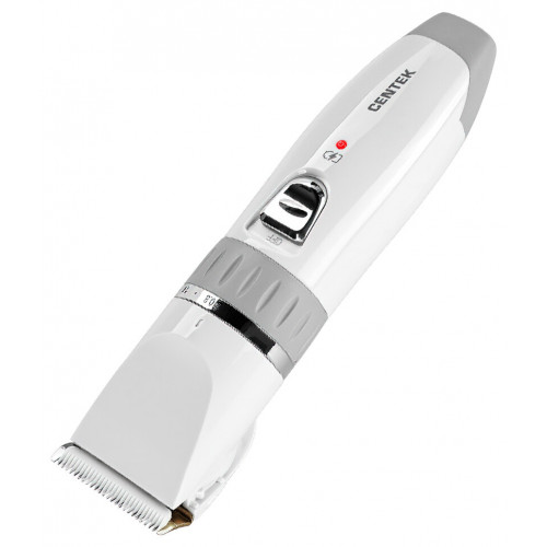 Машинка для стрижки Centek CT-2106 белый/серый