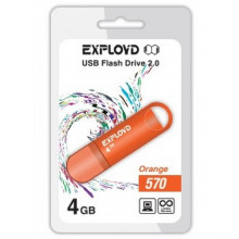 Флеш-накопитель Exployd 4GB-570-оранжевый