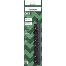 Сетевой фильтр Defender DFS 155 (99496)