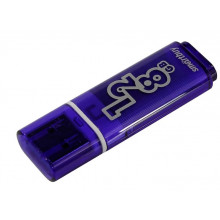 Флэш-накопитель Smartbuy Glossy 128GB dark blue