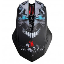 Мышь A4Tech Bloody R80 Plus Skull черный/рисунок
