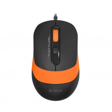 Мышь A4Tech Fstyler FM10S черный/оранжевый