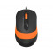 Мышь A4Tech Fstyler FM10S черный/оранжевый