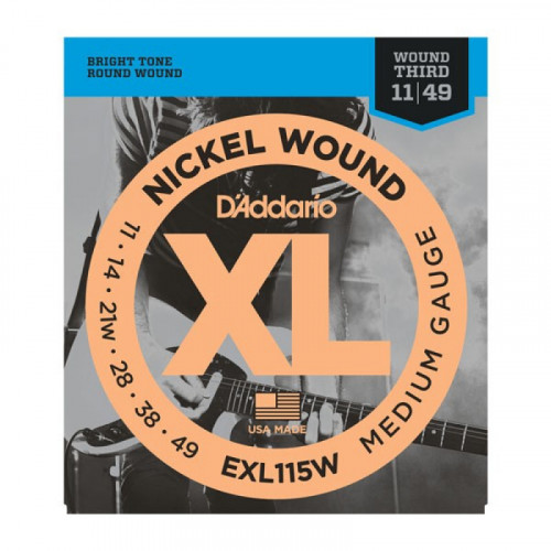Струны D'Addario EXL115W