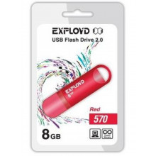 Флеш-накопитель Exployd 8GB-570 красный