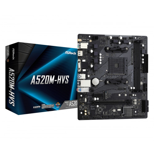 Материнская плата ASRock A520M-HVS