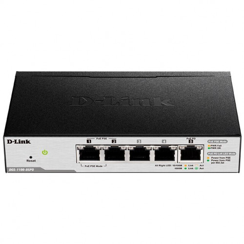 Коммутатор D-Link DGS-1100-05PDV2/A1A