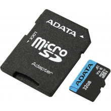 Карта памяти A-Data MicroSDHC 32GB Class10 UHS-I A1 + адаптер