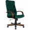 Кресло руководителя Бюрократ T-9928WALNUT/FABR/GN