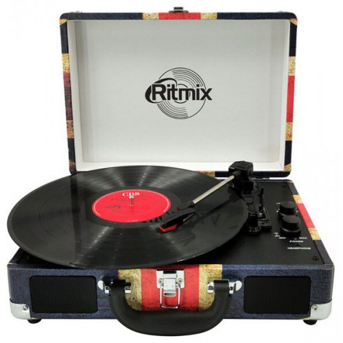 Виниловый проигрыватель Ritmix LP-120B UK Flag