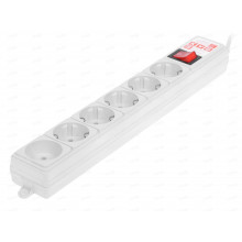 Сетевой фильтр Power Cube SPG(5+1)-B-10 3м. 6 розеток серый