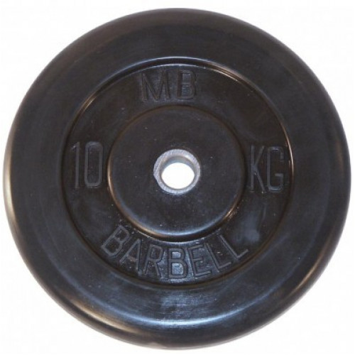 Диск обрезиненный MB Barbell MB-PltB31-10