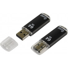 Флэш-накопитель Smartbuy Glossy 64GB black