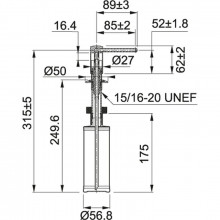 Дозатор для жидкого мыла Franke Comfort 119.0578.748