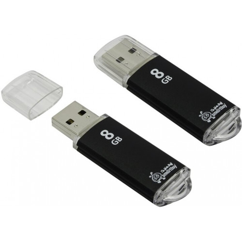 Флэш-накопитель Smartbuy V-CUT 8GB black