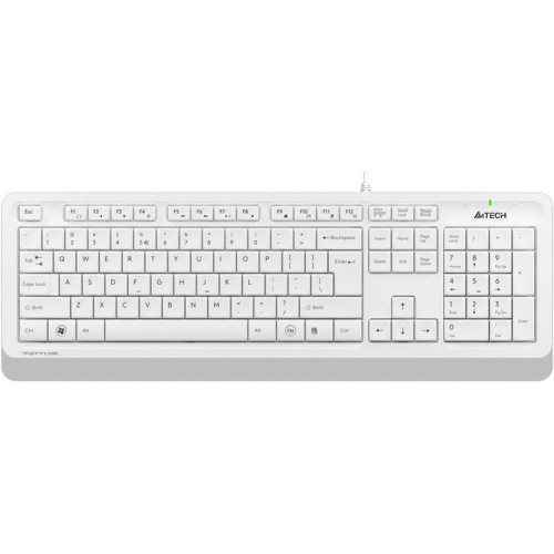 Клавиатура A4Tech FK 10 белый/серый