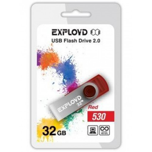 Флэш-накопитель Exployd 32GB 530 красный