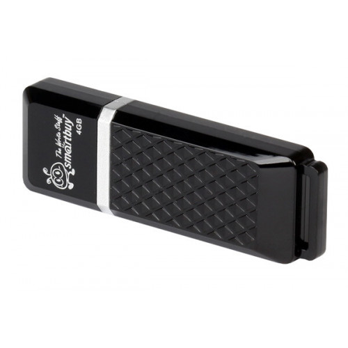 Флэш-накопитель Smartbuy Quartz 4GB black