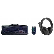 Комплект Oklick HS-HKM100G