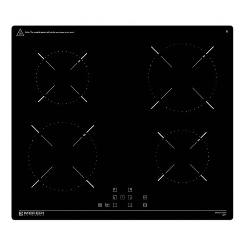 Встраиваемая индукционная варочная панель Meferi MIH604BK Light