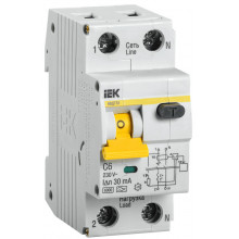 Выключатель дифференциальный IEK MAD22-5-006-C-30