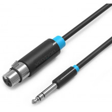 Кабель Vention Jack 6.5 M/XLR F 2м BBEBH