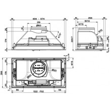 Встраиваемая вытяжка Faber Inka Smart C LG A70 (305.0599.306)