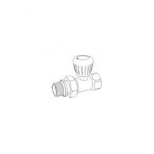 Вентиль ROYAL Thermo ручной регулировки прямой 1/2 (RTO 50003)