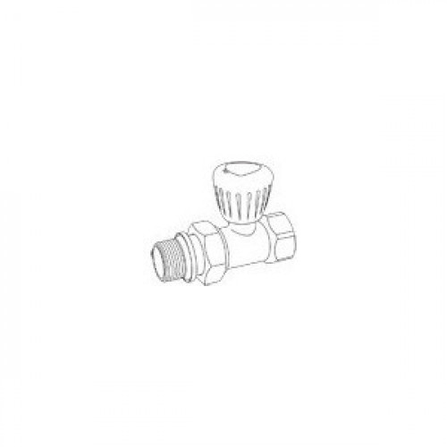 Вентиль ROYAL Thermo ручной регулировки прямой 1/2 (RTO 50003)
